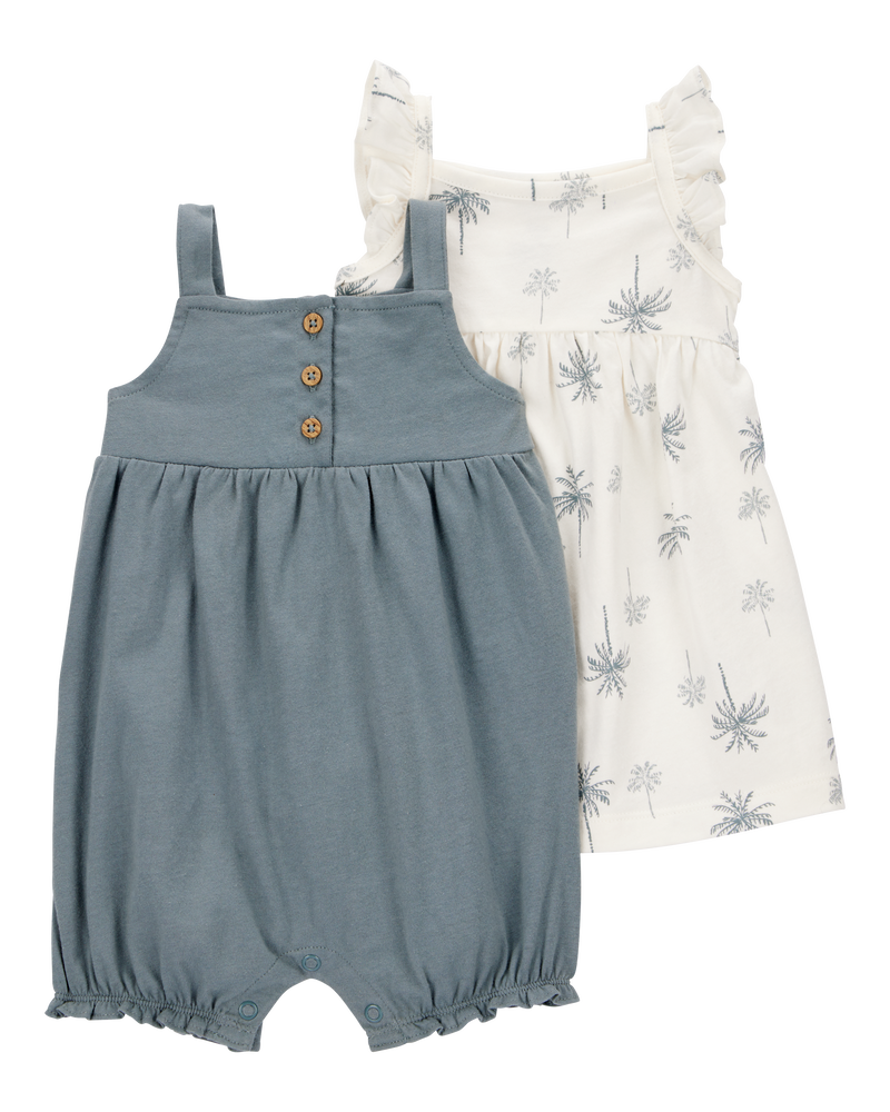 Baby 2-Piece Dress & Romper Set